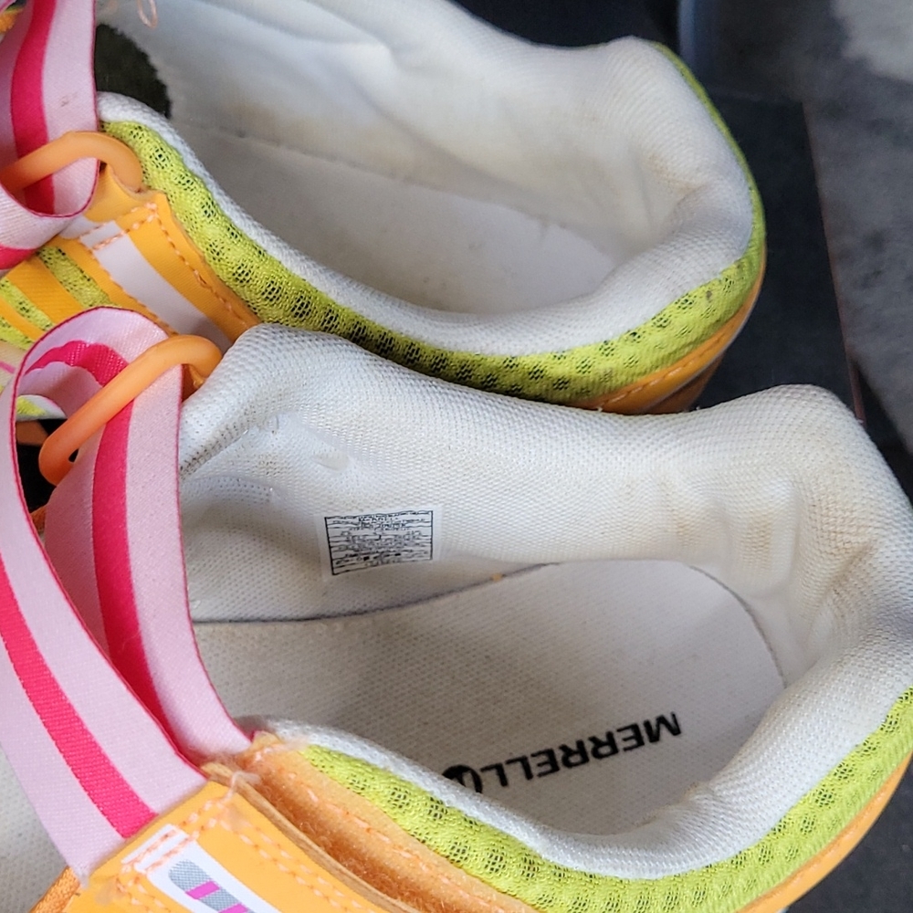 Merrell hybrid sneakers mix master jam blazing orange big kids 5.5 tennis shoes - Picture 9 of 11